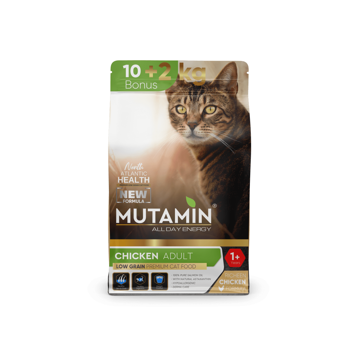 MUTAMIN CAT FOOD 12 KG - CHICKEN ADULT